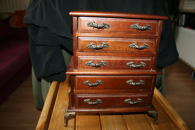 Meuble Miniature Ancien Pour Poupée – Charme Rétro Et Patine D'époque
