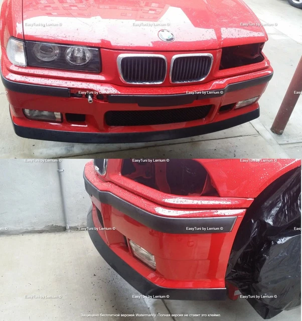 ABS PLASTIK BMW E36 M3 FRONT Lip Spoiler BUMPER splitter M Sport GLOSS