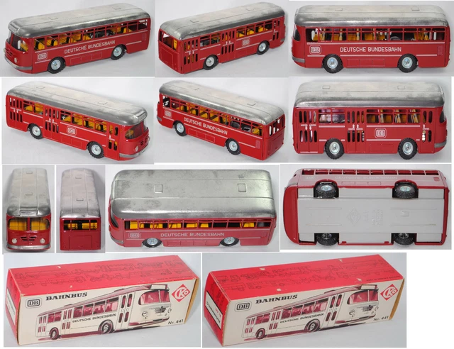 Kellermann CKO – Bus Autobus Büssing Trambus – Jeu D'Imitation Friction – Tôle – W. Germany
