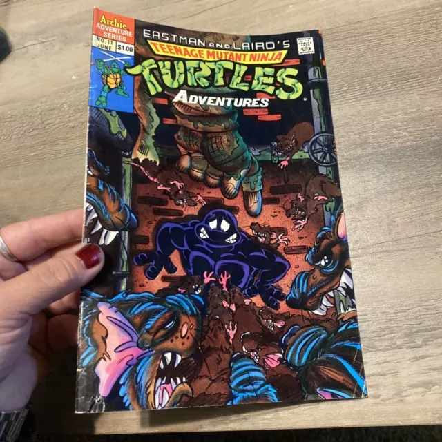 1990 Archie Adventure Series Teenage Mutant Ninja Turtles #11 June