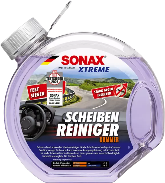 SONAX 02724000  XTREME ScheibenReiniger Sommer gebrauchsfertig 3 l