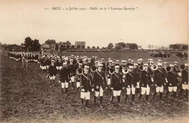 Superbe Carte Postale - Metz - 14 Juillet 1919