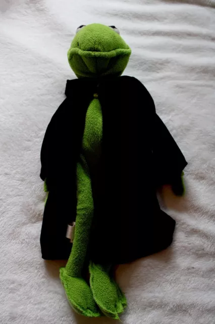 DISNEY STORE KERMIT Frog Evil Constantine star wars 17” Plush Toy Black ...