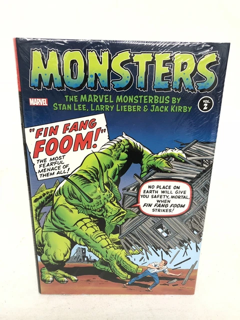 Monsters Monsterbus Volume 2 Lee Kirby Omnibus Marvel HC Hard Cover Sealed $100