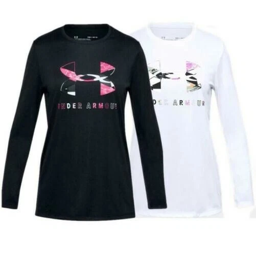 Under Armour Ua Tech Ragazze Ragazzi T Shirt Corsa Manica Lunga SPORTS T-Shirt