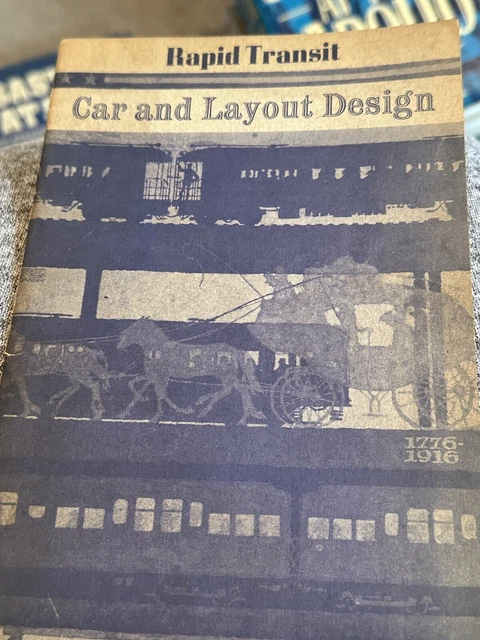RAPID TRANSIT CAR And Layout Design Booklet 3 1964 $9.99 - PicClick