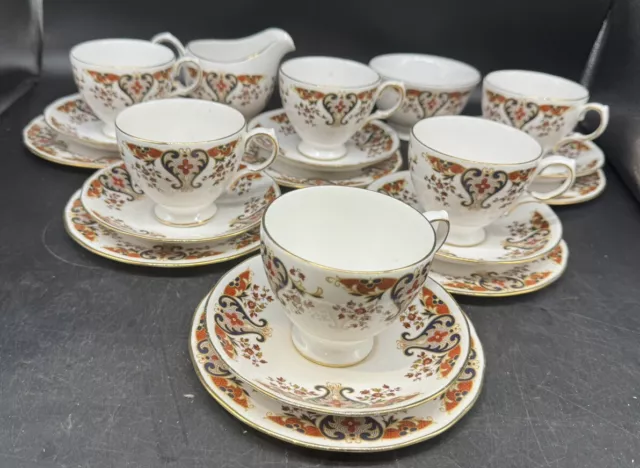 Colclough Bone China Royale 20 Piece Tea Set Cups Saucers Side Plates