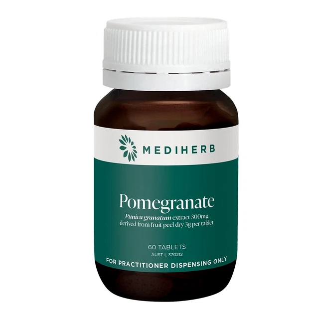 Granada Mediherb - cáscara y cáscara de frutas - 60 tabletas - proceso estándar