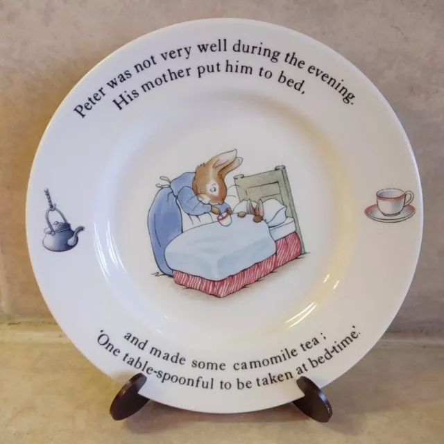 Wedgwood Peter Rabbit Butter Plate 6 7/8" Made In England