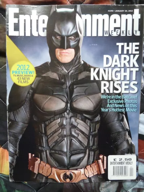 Entertainment Weekly Magazine The Dark Knight Rises Jan 2012