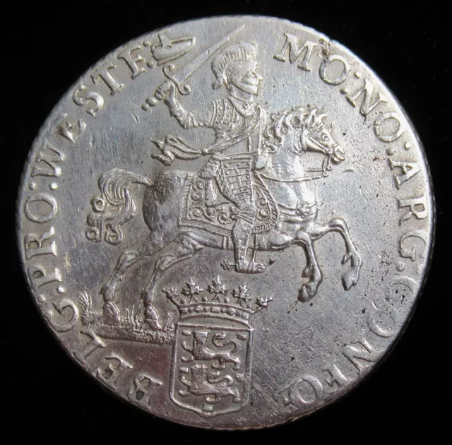 Niederlande: West Friesland 1766 Silber Ducaton KM-127.2, Hochgradige