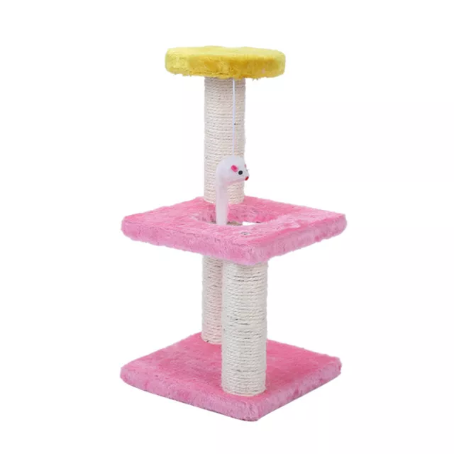 Pet Cat Climbing Frame Toys for Kittens Beds Hammock Grab Board