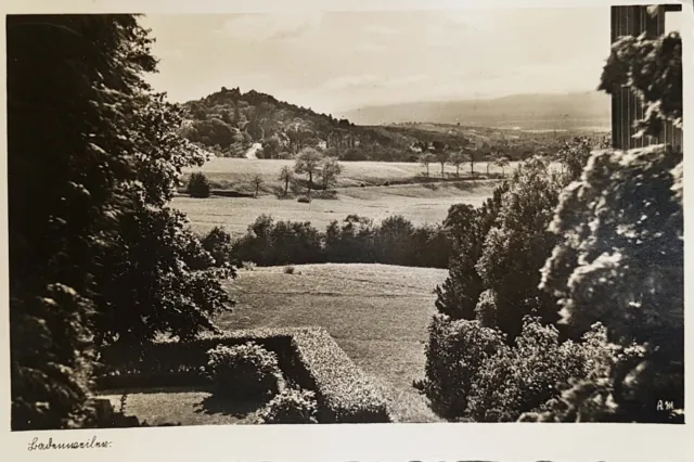 AK Badenweiler Panorama Echtfoto gelaufen 1938