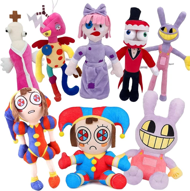 THE AMAZING DIGITAL Circus Plush Clown Toy Anime Jax Pomni Soft Stuffed