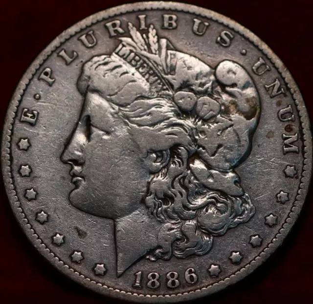 1886-O New Orleans Mint Silver Morgan Dollar