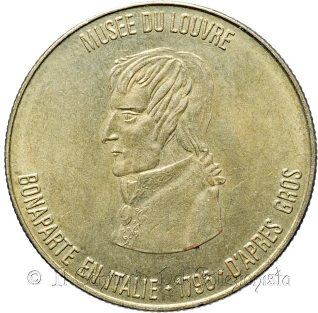 1969 TOTAL Gettone con ape Museo Louvre Napoleone Bonaparte 