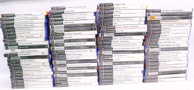 Approx 89 x PlayStation 2 Mixed Genre Cased Games / FPS / RPG/ ADVENTURE -C91