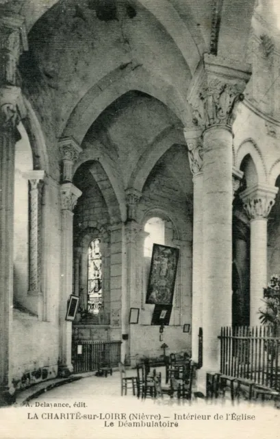 *16186 cpa La Charité sur Loire - Intérieur de l'Eglise
