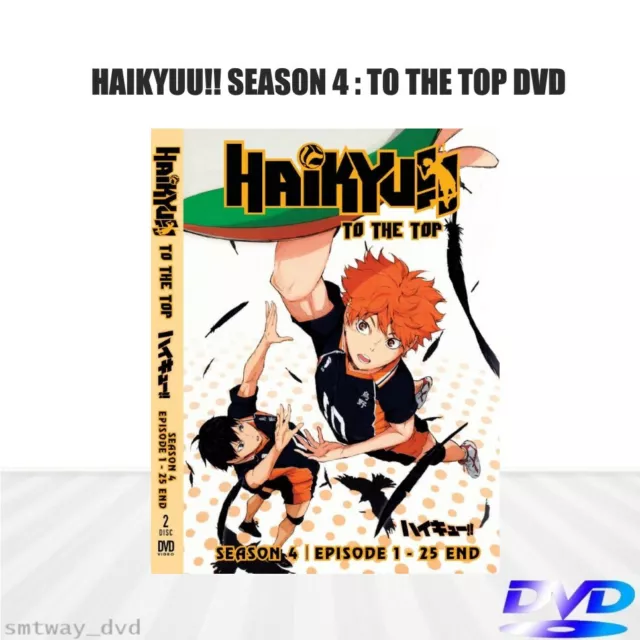 ANIME, HAIKYUU!! 1ST,2ND,3RD,4TH,1-85 EPISODES, 10 DVD, ENG-AUDIO,2  BOXES.2021