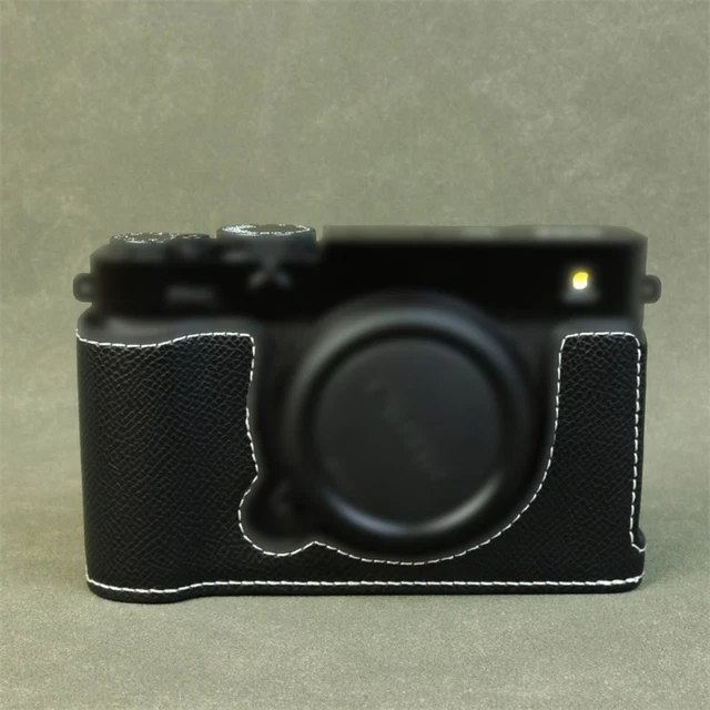 Funda Protectora Semirrígida Para Fuji X-E5, De PU Elegante, Color Marrón O Verde - ¡Protege Tu Cámara Con Estilo!