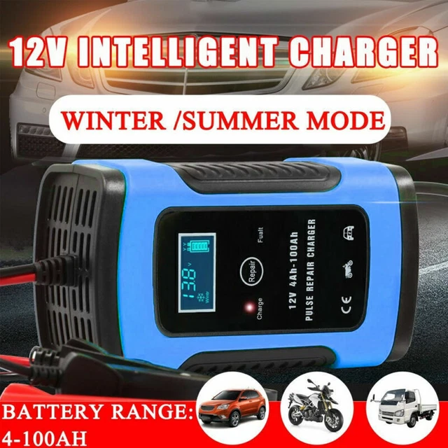 Intelligentes Batterieladegerät 12V/6V KFZ Batterieladegerät Vollautomatisch 4A