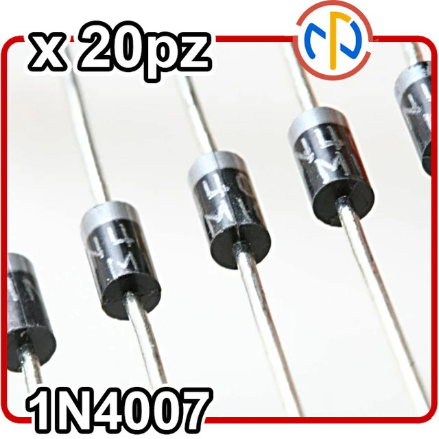 30 Pezzi Diodi Raddrizzatori 2W10 - 2A 1000V - Per Riparazioni Elettroniche E Circuiti - Foto 6