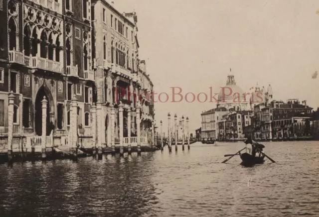 Italien Venedig Palast Rezzo c1900 Foto Stereo Vintage P74L1n