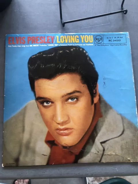 elvis presley Loving You EP 10” Vinyl Record Rca