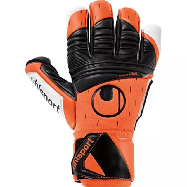 (TG. 5.5) uhlsport Super Resist+ HN - Guanti da portiere per adulti e bambini, s