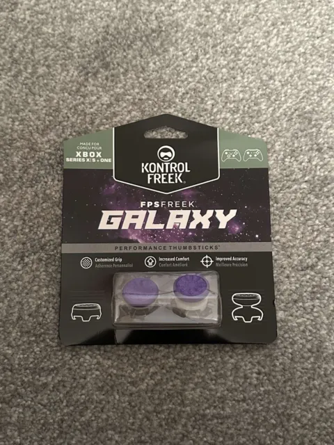 Kontrol Freek For Xbox One & X S Galaxy Purple Performance Thumb Sticks