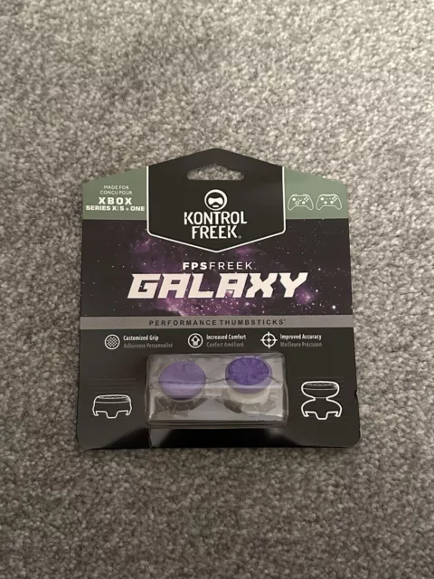 Kontrol Freek For Xbox One & X S Galaxy Purple Performance Thumb Sticks