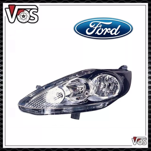 Faro Fanale Proiettore Anteriore Sinistro Sx P/Nera Ford Fiesta 09>13 2009>2013