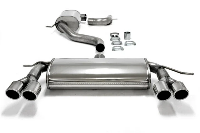 Impianto in acciaio inox TA-Technix Duplex 2x80 mm VW Golf V/VI/Audi A3 8P