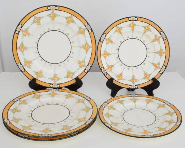 Vintage Set of Mintons B930 Minton Rose Luncheon and Dinner Plates