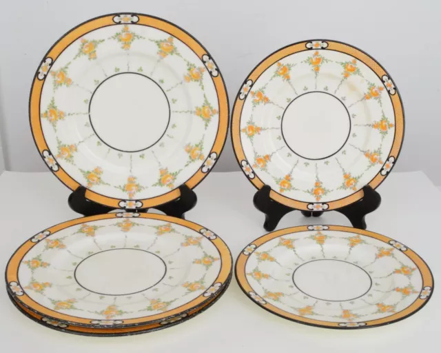 Vintage Set of Mintons B930 Minton Rose Luncheon and Dinner Plates Vintage Set of Mintons B930 Minton Rose Luncheon and Dinner Plates