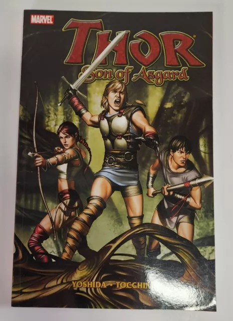 2010 Marvel Thor Son of Asgard Teen Loki Graphic Novel TPB Comic Book Soft Cover