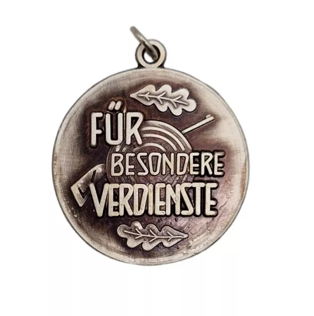 Schützenmedaille Alt Silber NEU Für besondere Verdienste