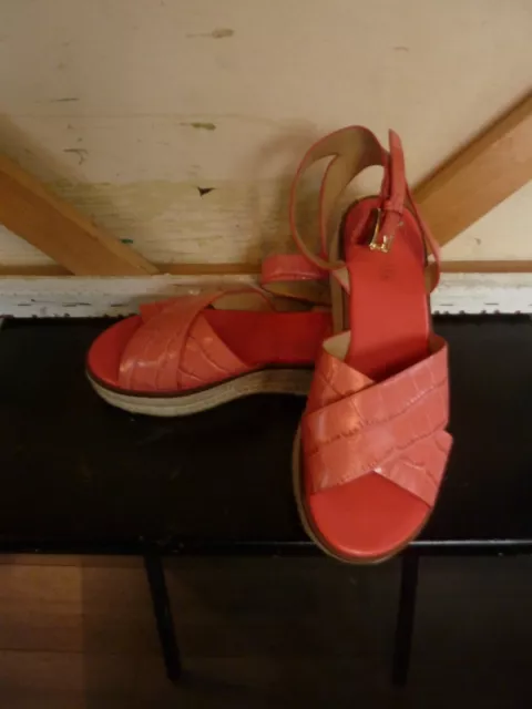 Michael kors store abbott sandal red