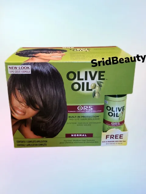 ORS Relaxer Kit Normal  Hair With Free Sheen Spray 50ml