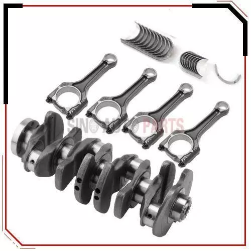 Crankshaft 06L105101D & Con Rod & Bearings For Audi A4 A6 Q5 Q7 VW Golf GTI 2.0