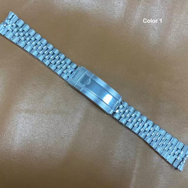 For SUB 40MM Watch Case Parts 20MM Stainless Steel Watch Strap