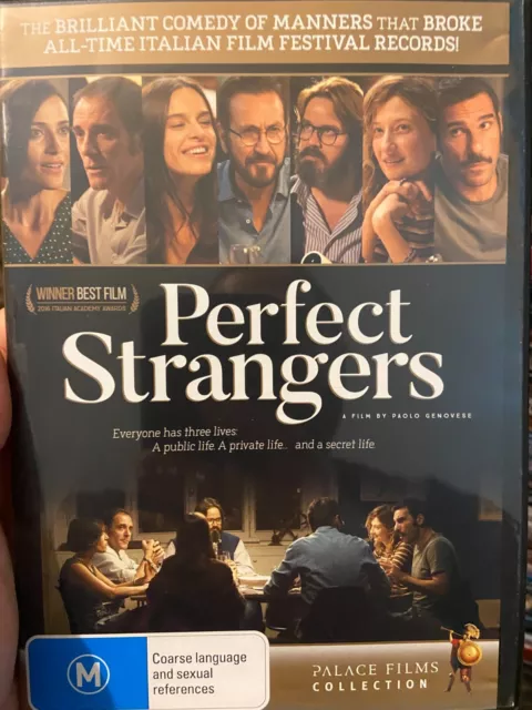 Perfect Strangers region 4 DVD (2016 Italian comedy drama movie)