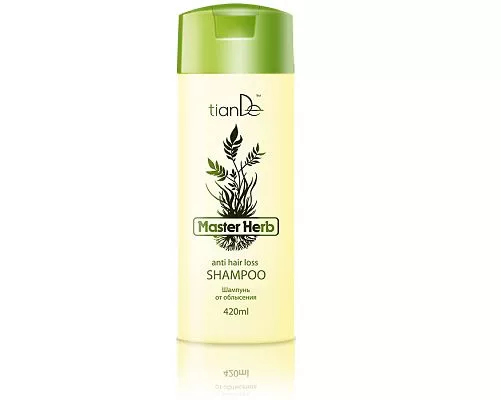 TianDe Master Herb Anti Hair Loss Shampoo, 420ml - Hair Strengthening Formula