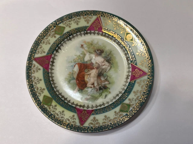 CT Tielsch Plate Altwasser Carl Co Altwasser Silesia Germany RARE HARD TO FIND -
