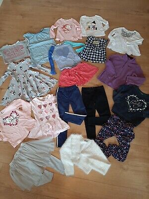 Girls Clothing Bundle Age 5-6 Summer (Jeans,  Dresses, Tops,...) 18 items
