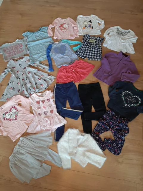 Pacchetto abbigliamento ragazze età 5-6 estate (jeans, abiti, top...) 18 articoli