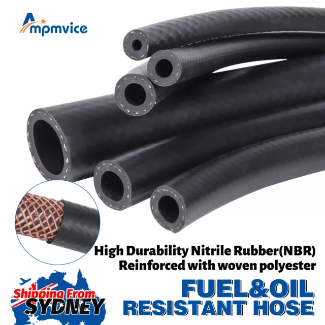 Fuel Gas Petrol Oil Line Pipe Tubing Nitrile Rubber Hose Reinforced Braided Wire