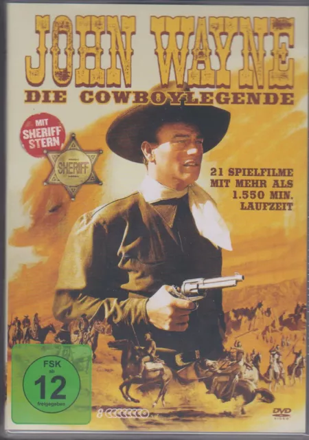 John Wayne Die Cowboylegende ***  21 Spielfilme ***  Neu Auf 8 Dvd´s