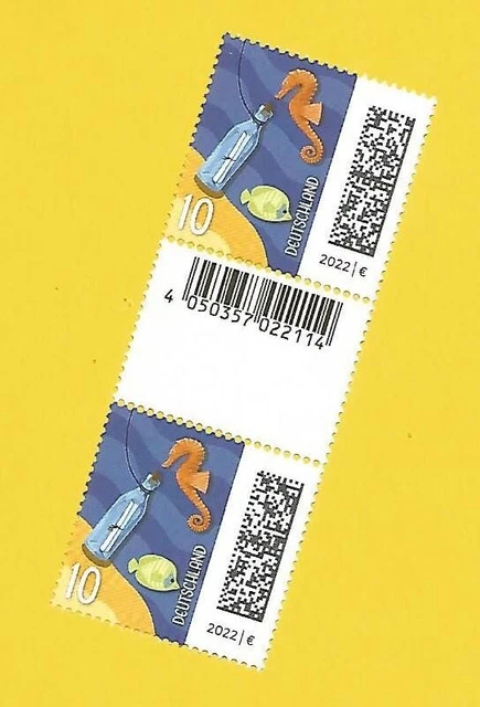 FLASCHENPOST - 1. AUFLAGE Bund MiNr 3723R I Paar mit ZwSteg postfrisch