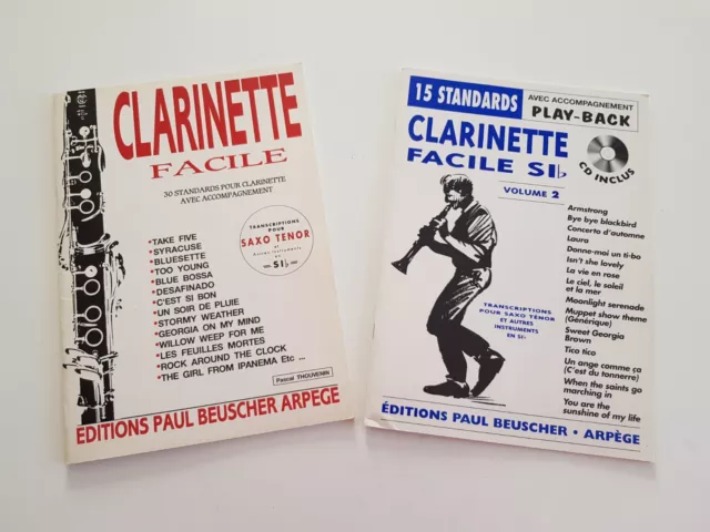 ♫ Livre Partitions - CLARINETTE FACILE - Editions Paul Beuscher (à l'unité) ♫